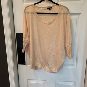 J.Crew 100% Linen oversized crew neck sweater
